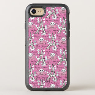 Aristocats   Marie Paris Pattern OtterBox Symmetry iPhone 8/7 Case