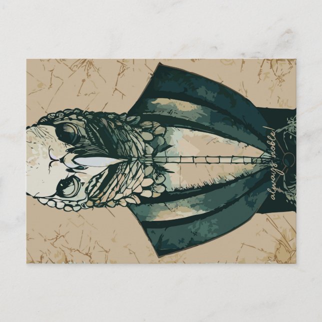 Aristocrat Bald Eagle Statue Postcard (Front)