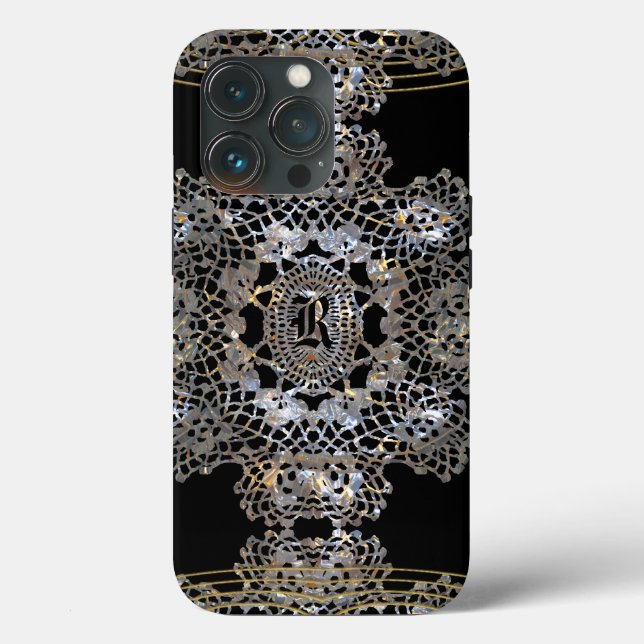 Aristocratic Monogram Tough   Case-Mate iPhone Case (Back)