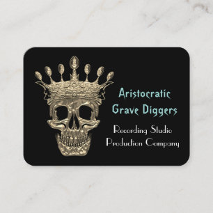 Aristocratic Skull Black II Professional Business Card