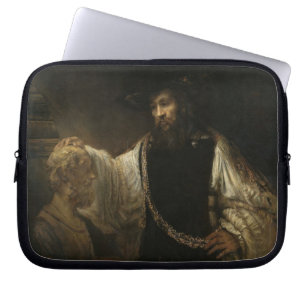 Aristotle (384-322 BC) with a Bust of Homer Laptop Sleeve