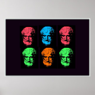 Aristotle Collage Poster