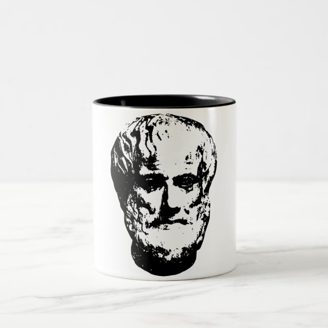 Aristotle Drinkware Two-Tone Coffee Mug (Center)