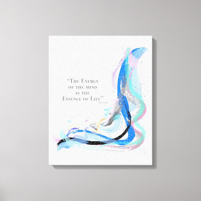 Aristotle- Energy of mind Canvas Print (Front)