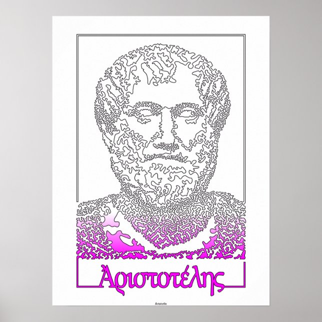 Aristotle. Greek philosopher [015] Poster (Front)
