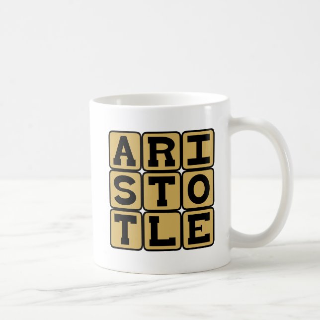 Aristotle, Greek Philosopher Coffee Mug (Right)