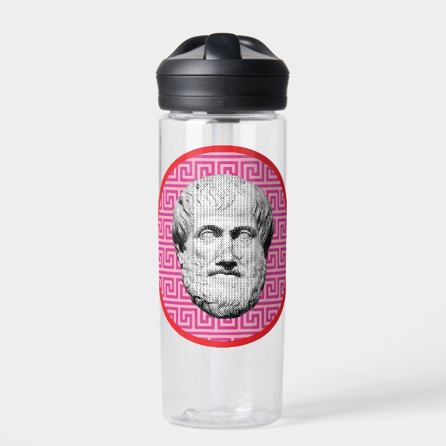 Aristotle Greek Philosopher Water Bottle (Front)