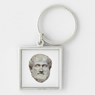 Aristotle Head Sculpture Keychain