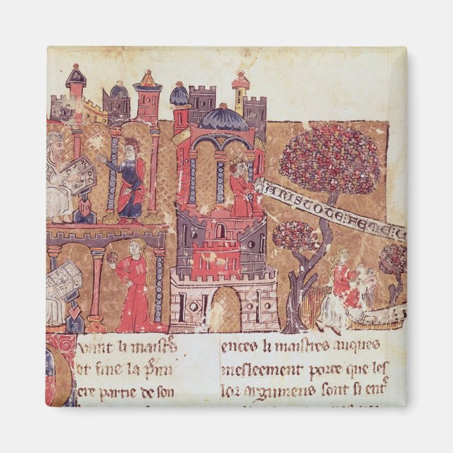 Aristotle instructs Alexander the Great in Magnet (Front)
