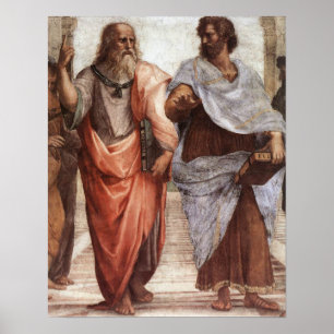 Aristotle Plato Poster