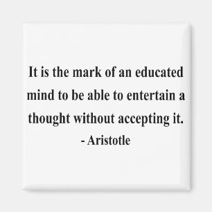 Aristotle Quote 1a Magnet