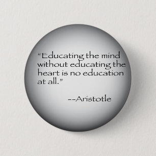 Aristotle Quote 2 Inch Round Button