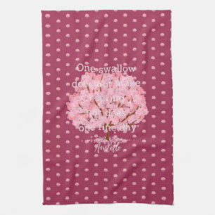 Aristotle Spring Quote Decor For Home Kitchen Towel