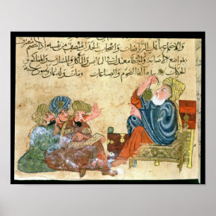 Aristotle teaching poster