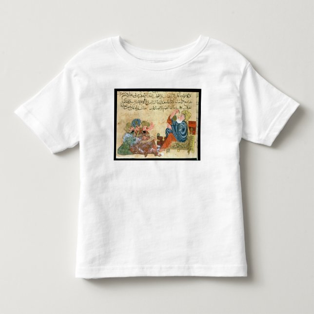 Aristotle teaching toddler t-shirt (Front)