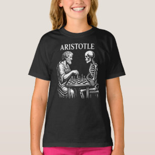 Aristotle vs Skeleton Chess T-Shirt