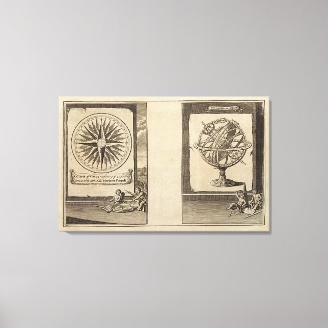 Aritfical Sphere Canvas Print (Front)