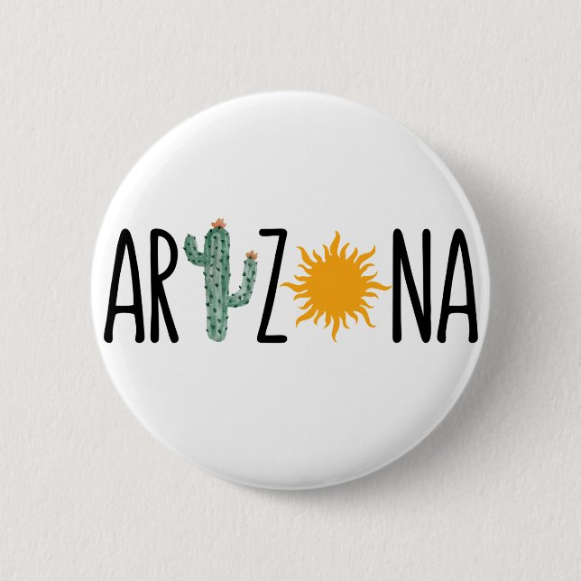ARIZONA 2 INCH ROUND BUTTON (Front)