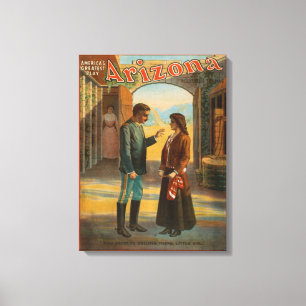 Arizona "America's Greatest Play" Poster #2 Canvas Print