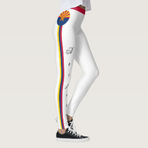 Arizona & Arizona Flag, USA fashion, travel/sports Leggings