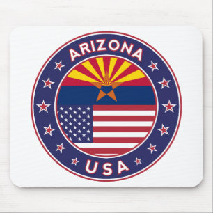 Arizona, Arizona sticker, USA states Mouse Pad
