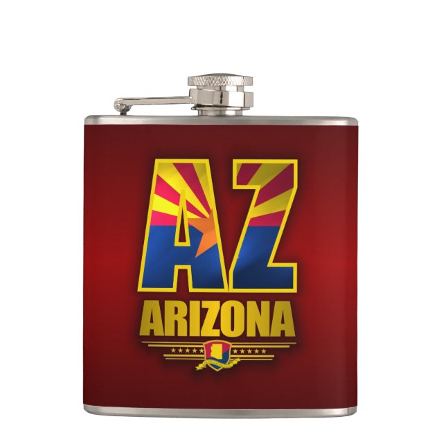 Arizona (AZ) Hip Flask (Front)