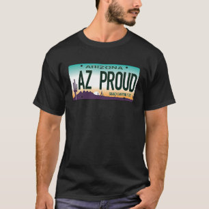 Arizona AZ Proud Home Live Vintage Retro License P T-Shirt