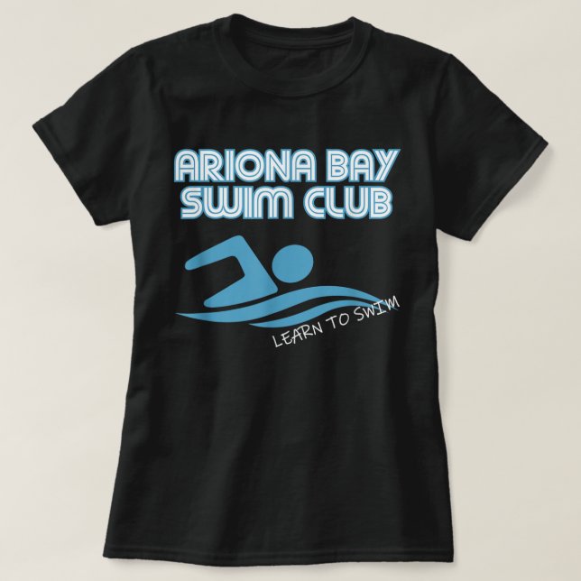 Arizona Bay Swim Club Learn To Swim Team T-Shirt (Design Front)