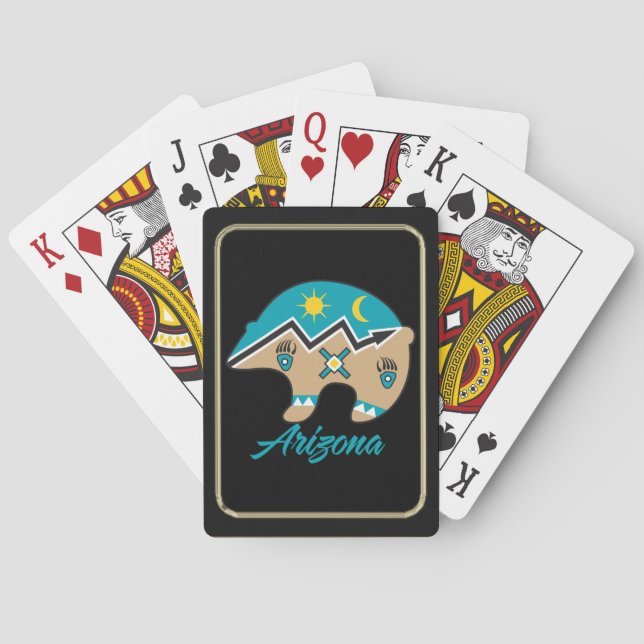 Arizona Bear Clan Playing Cards (Back)