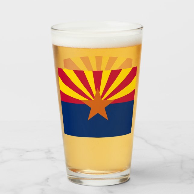 ARIZONA BEER GLASS (Front Filled)