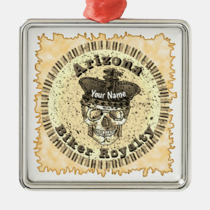 Arizona Biker  Metal Ornament