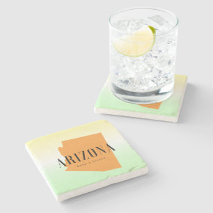 Arizona Born & Raised Stone Coaster