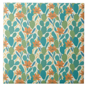Arizona Botanical Tile Pattern