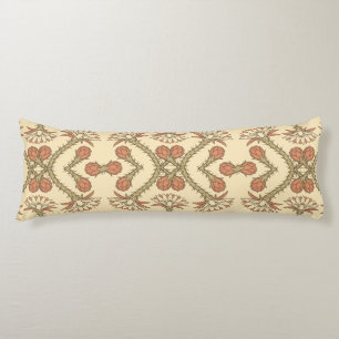 Arizona Botanical Tile Pattern Body Pillow