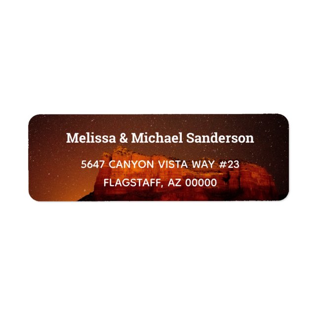 Arizona Butte Sedona at Sunset (Front)