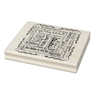 Arizona Buzz Words Design Stamp
