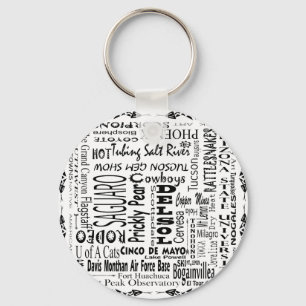 Arizona Buzz Words Keychain