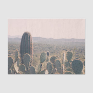 Arizona Cacti    Desert Boho Landscape Photo Tissue Paper