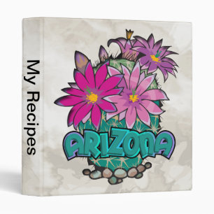 Arizona Cactus Blooms Binder