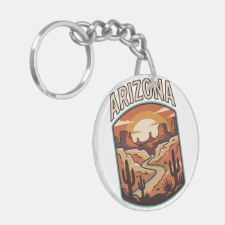 Arizona Canyon Keychain