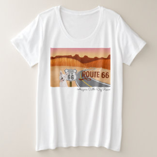 Arizona Cattle Dog Rescue - Route 66 Plus Size T-Shirt
