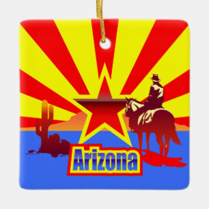 Arizona Ceramic Ornament