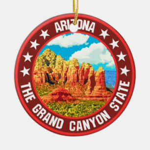 Arizona                                            ceramic ornament