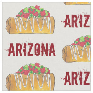 Arizona Chimichanga Foodie Phoenix AZ Tex Mex Food Fabric