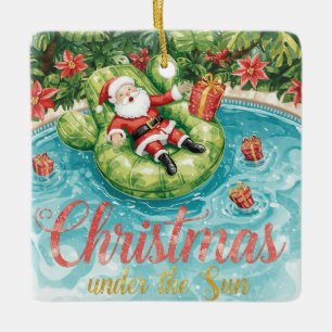 Arizona Christmas themed  Ceramic Ornament