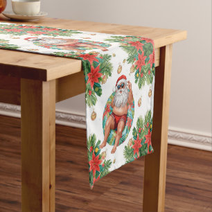 Arizona Christmas themed Pool party  Short Table Runner
