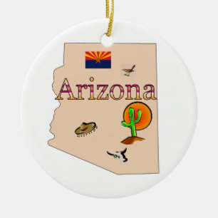 Arizona Christmas Tree Ornament