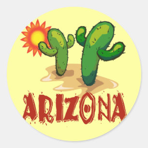 ARIZONA CLASSIC ROUND STICKER
