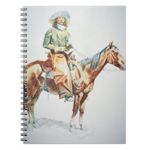 Arizona Cowboy, 1901 (crayon on paper) Notebook