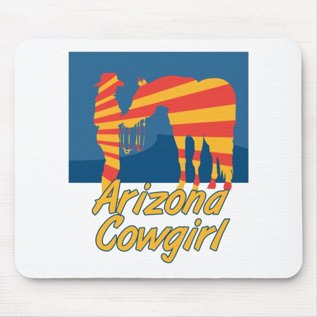 Arizona CowGirl Mouse Pad (Front)